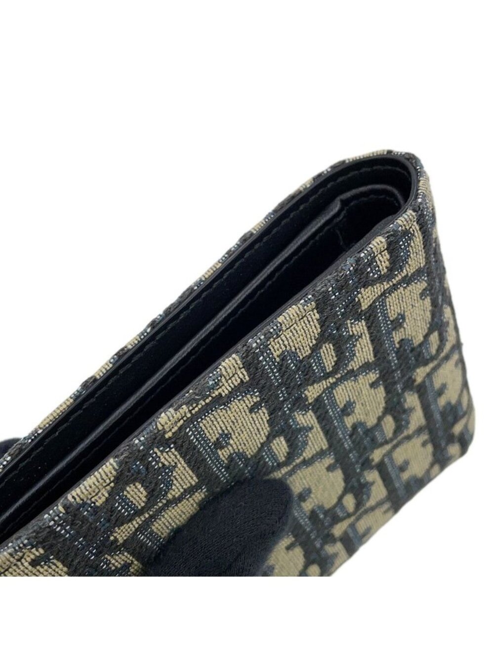 Dior Bifold Wallet Oblique with Coin Case Canvas Trotter - Picture 9 of 10